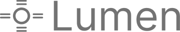 Lumen logo featuring a circular line symbol above the word “Lumen”